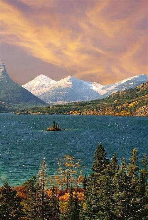 St Mary Lake Montana Dreamland Pinterest