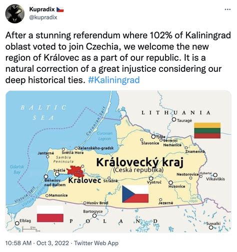 Czech Annexation Of Kaliningrad Meme Mock Czech Annexation Of