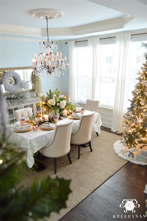 Elegant, stylish, simple, or suave! Creating a Copper Christmas Table | Kelley Nan