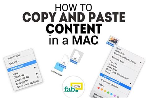 How To Quickly Copy And Paste Content In A Mac Fab How