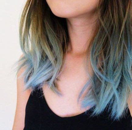 A little color can go a long way! Hair tips dyed kids 47+ Ideas for 2019 #hair | Blue tips ...