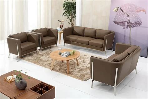 Modern Office Sofa With Stainless Legsleisure Sofaexecutive Office