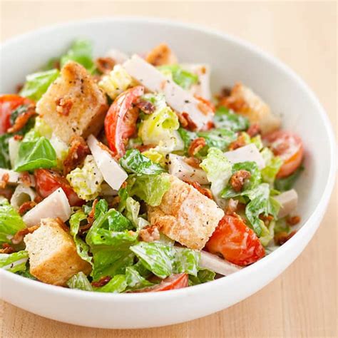 Turkey Club Salad America S Test Kitchen Recipe