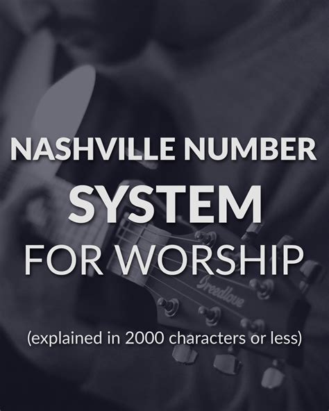 Nashville Number System For Worship Guide — Leading Worship Well
