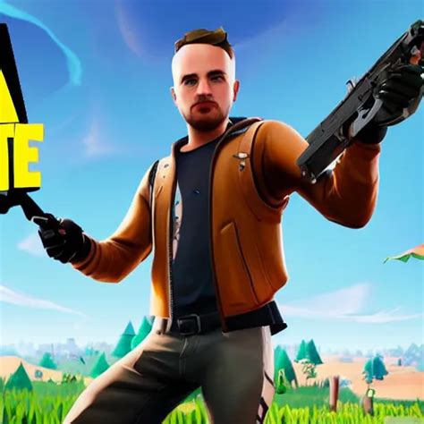 Jesse Pinkman As A Fortnite Character Gameplay Stable Diffusion