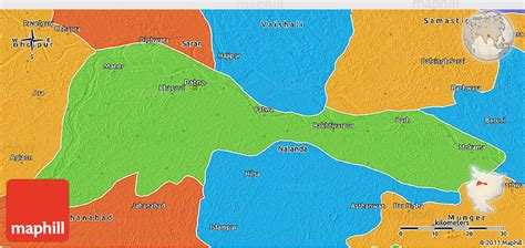 Political 3d Map Of Patna