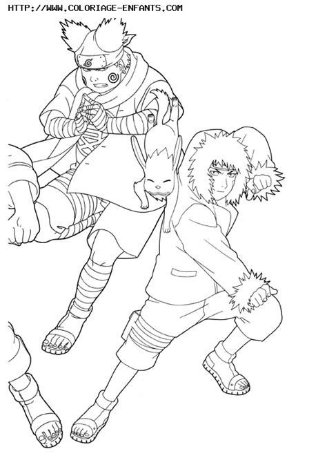 Coloriage naruto à imprimer et à colorier
