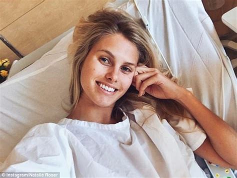 Model Natalie Roser Has Emergency Nurse Visit Her Home Daily Mail Online