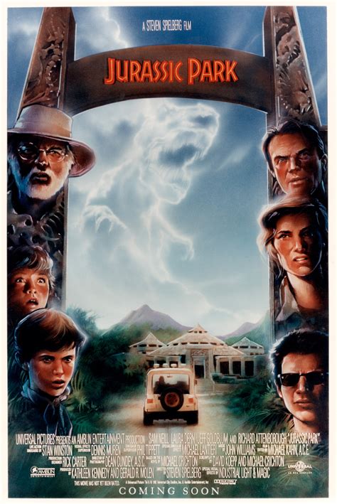 Unused Movie Posters For Jurassic Park Are Relics Of An Alternate