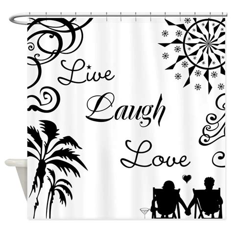 Live Laugh Love Shower Curtain Decorative Fabric Shower Curtain 69 X70 Shower Curtain Fabric