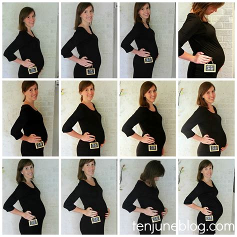Ten June Weekly Baby Bump Photos How To Document A
