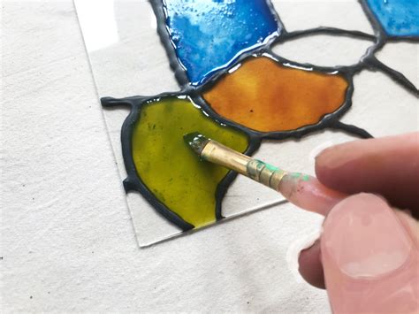 Diy Stained Glass Craft Faux Stained Glass Stained Glass Crafts