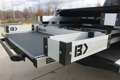 Bedbin Mini Kix Storage Bins For Bedslide Truck Bed Trays Silver