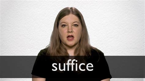 How To Pronounce Suffice In British English Youtube