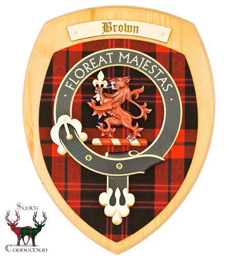 Image result for clan gordon. A large Clan Shield Wall Plaque for the Clan Brown | Coat of arms, Crest tattoo, Scottish