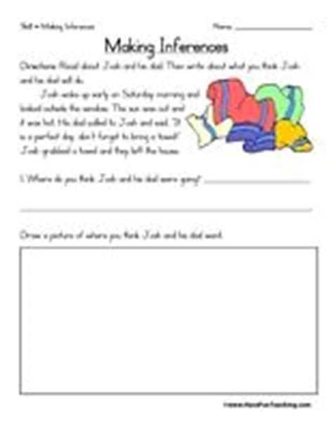 making inferences worksheet inference  ojays  making inferences