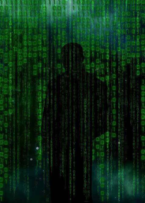 Hd Wallpaper Green Binary Wallpaper Code Hacker Data Security