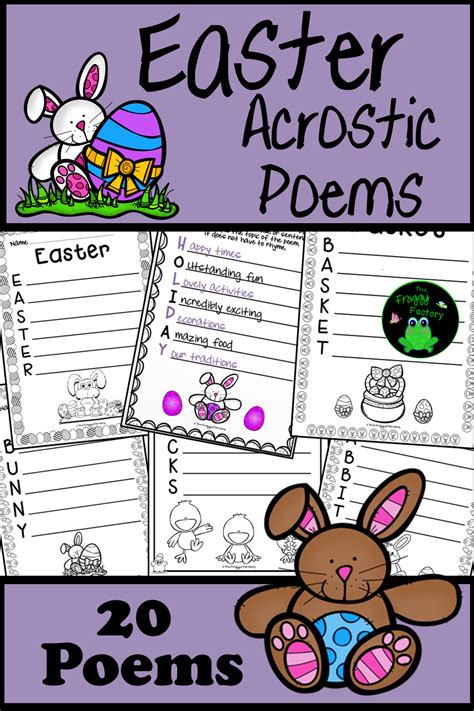 Are You Looking For A Fun Easter Activity To Practice Poetry These 20