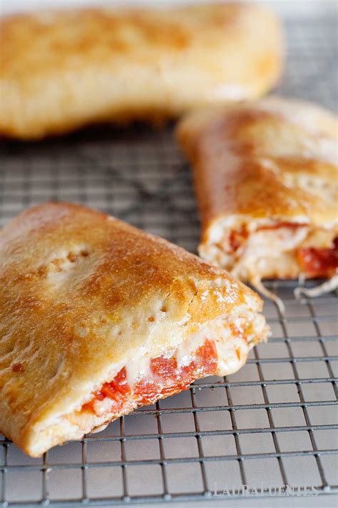 Homemade Pepperoni Calzone Pizza Pockets Laura Fuentes