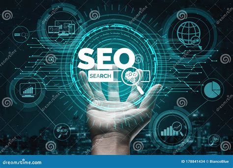 Seo Search Engine Optimization Business Concept Stock Photo Image Of