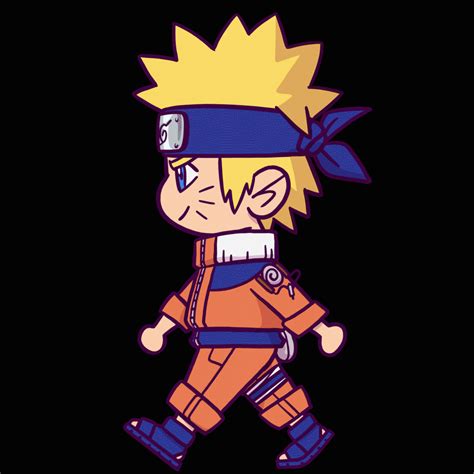 Naruto Walk  By Ivanildo Soares Find And Share On Giphy