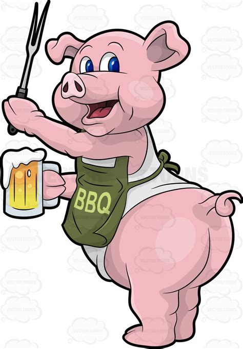 Pig Bbq Cartoon Free Download On Clipartmag