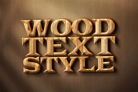 Free Wood Text Effect Design Mockup In Psd Designhooks