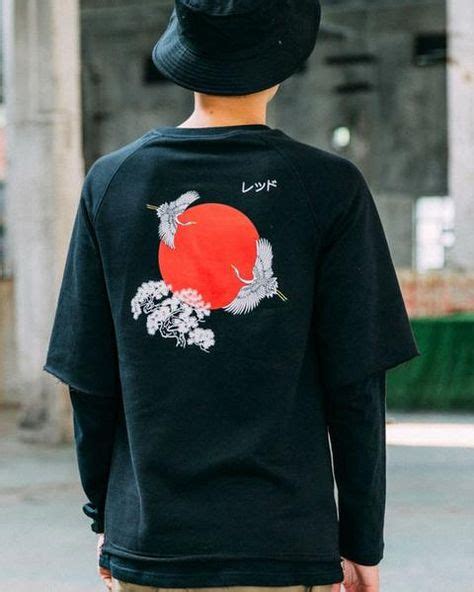 Japanese Long Sleeve T Shirt In 2019 Japanese Streetwear Apparel