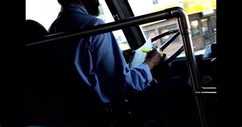 Video Purportedly Shows Mta Bus Operator Distracted While Driving Cbs
