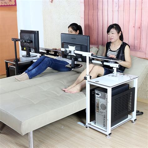 Bed With Hanging Mobile Home Desktop Computer Desk Bed Foldable Lifting
