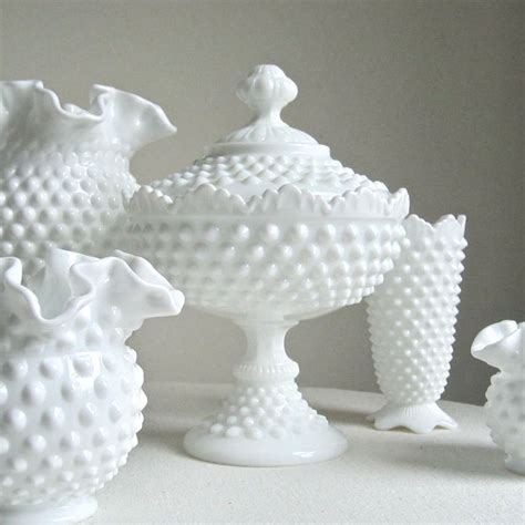 Hobnail Milk Glass Want Some More I Love This Stuff Especially