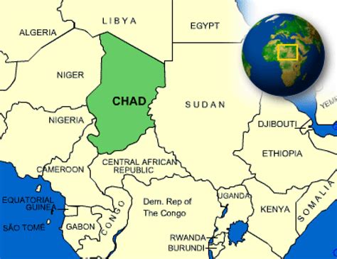 Large Regions Map Of Chad Chad Africa Mapsland Maps Of The World Images