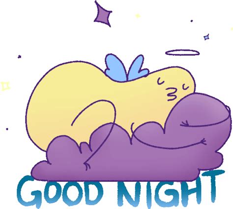 Gfycat Animaatio Emoji Transprent Png Good Night Cartoon  Clipart
