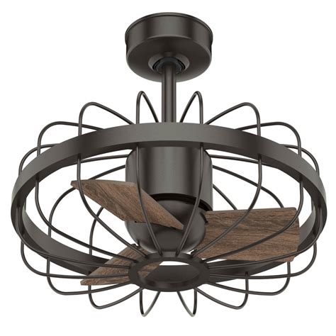 Hunter 42 Roswell Caged Ceiling Fan W Wall Control Modern Industrial