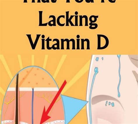 7 Unusual Signs That Youre Lacking Vitamin D LIFESTYLE