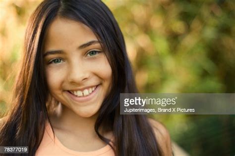 Portrait Of Smiling Preteen Girl Photo Getty Images