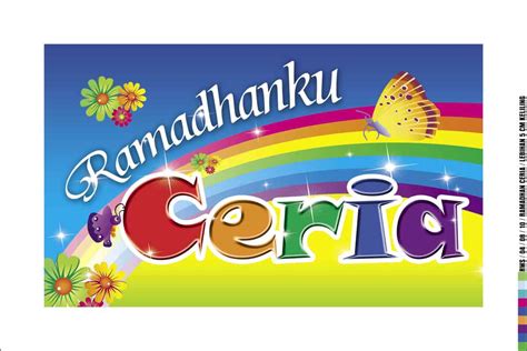Poster sering kita jumpain di saat bulan suci ramadhan ini. smart advertising: Spanduk Ramadhanku Ceria