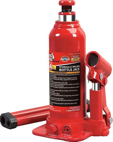 Buy Big Red T B Torin Hydraulic Welded Bottle Jack Ton Lb Capacity Red Online At