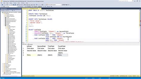 Practice Activity Replacing Null And Blank Values In Microsoft Sql