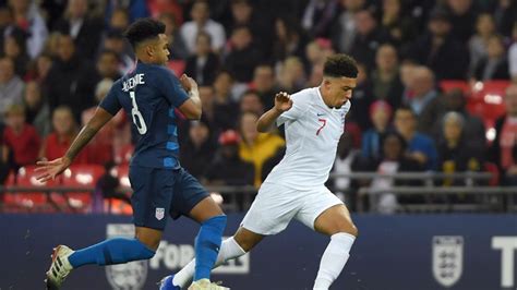 The next great english talent! Jadon Sancho impresses on full England debut against USA ...