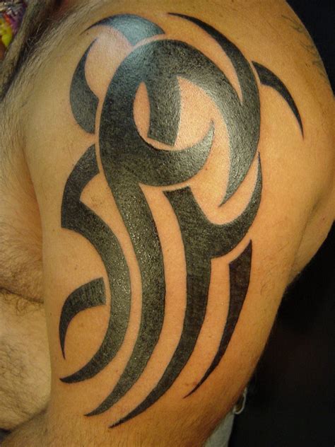 Tattoo By Advance Tribal Shoulder Tattoos Tribal Tattoos For Men Tribal Sleeve Hand Tattoos