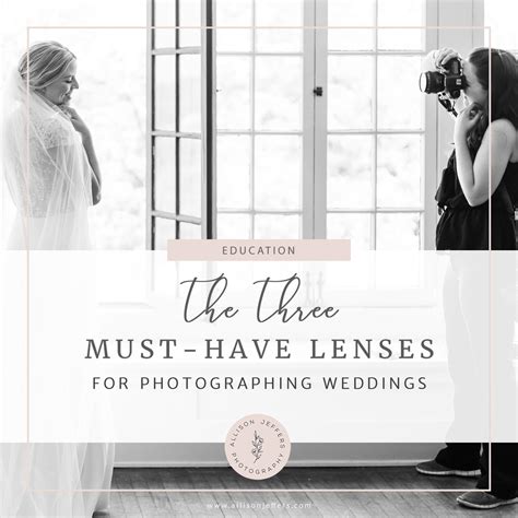 The Three Must Have Lenses For Wedding Photographers Allison Jeffers