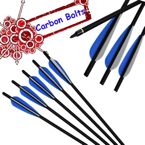 16 18 20 22 Archery Mixed Carbon Arrows Crossbow Bolts Target