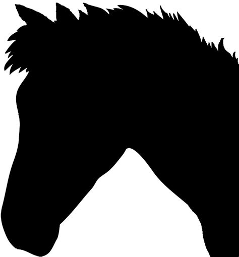Free Printable Horse Head Stencils Clipart Best