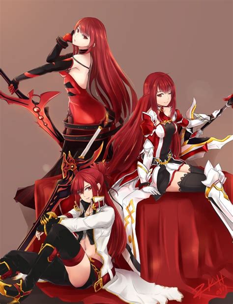 Red haired anime girls are the rarest type of characters. Pin on OG - Elsword