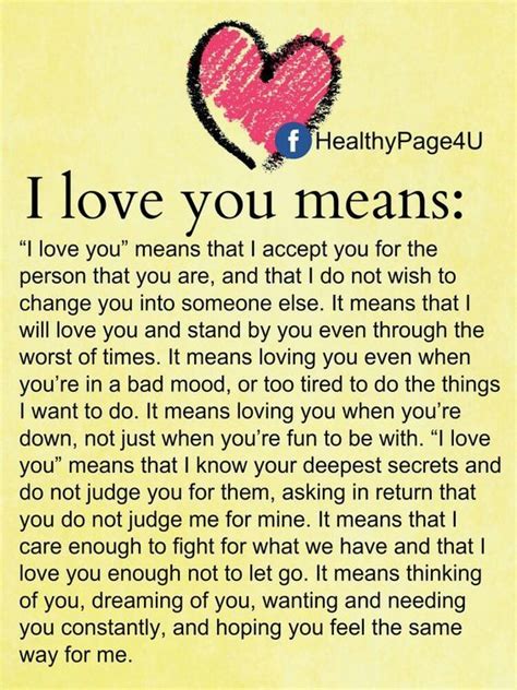 I love you i mean it quotes. I Love You Means Pictures, Photos, and Images for Facebook, Tumblr, Pinterest, and Twitter