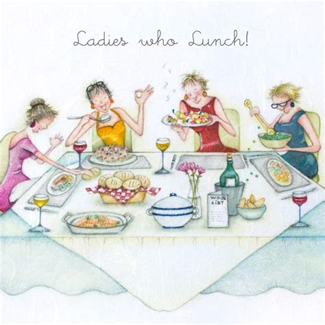 Cards Ladies Who Lunch Ladies Who Lunch Berni Parker Designs