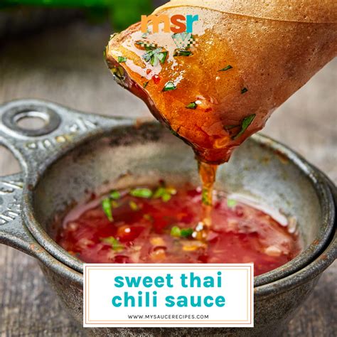 Homemade Sweet Thai Chili Sauce Recipe Red Chili Dipping Sauce