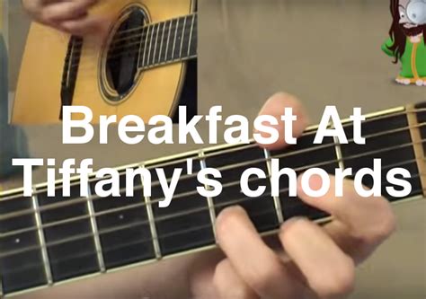 Breakfast At Tiffanys Chords By Deep Blue Something Spy Tunes