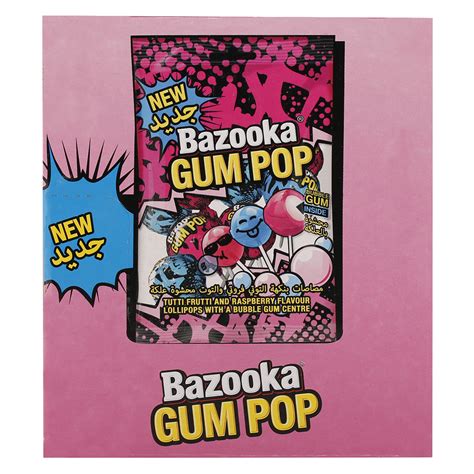 Bazooka Gum Pop 140 Gr Pack Of 12 Wholesale Tradeling